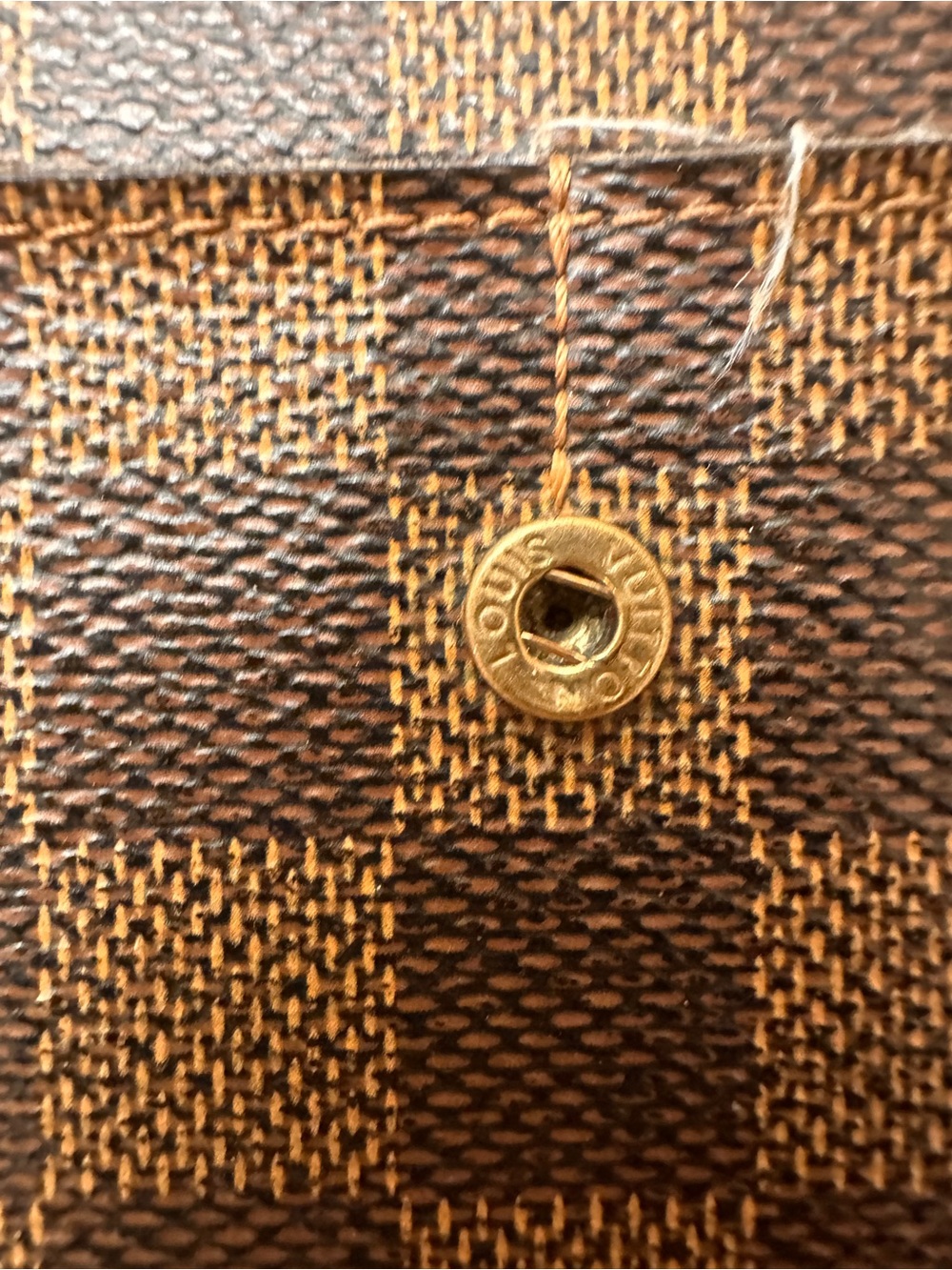 Louis Vuitton Damier Ebene Brown Checkered Continental Wallet - Picture 11 of 11